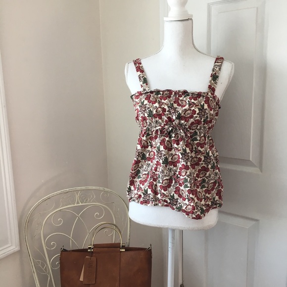 GAP Tops - Floral Tank Top